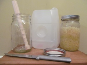 Equipment needed for fermenting vegetables